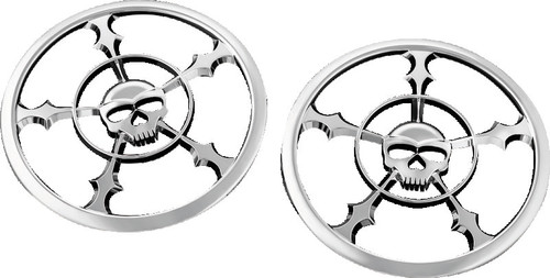 Kuryakyn Zombie Speaker Grill 14-Up Touring Chrome 7373