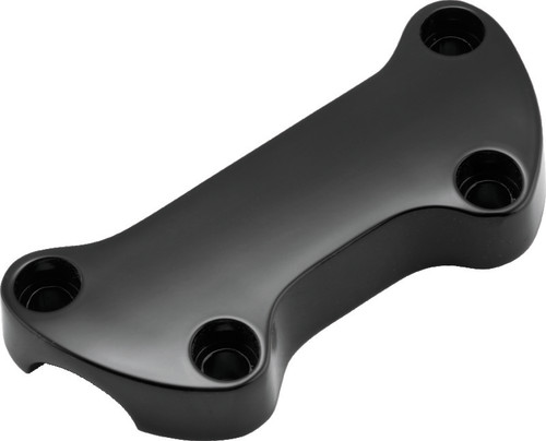 Bikers Choice 74-Up Black Plain Handlebar Clamp With 1in. Bars 489998