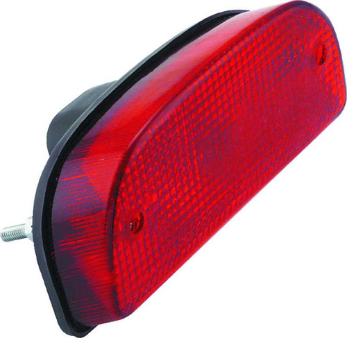 Bikers Choice Replacement Custom Fatbob Rear Taillight W/Red Lens 491307