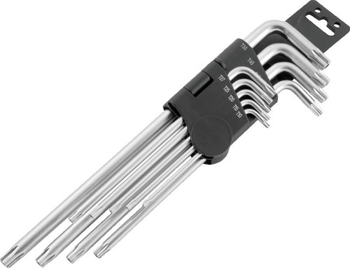 BikeMaster 9-pc Ball End Long Wrench Set - Torx 151583