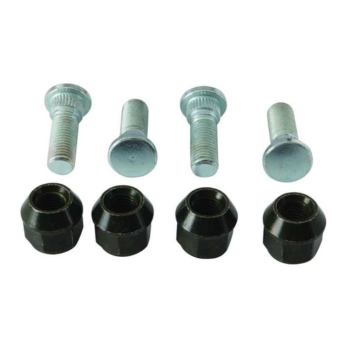QuadBoss 02-08 Yamaha YFM660 Grizzly 4x4 Front Wheel Stud & Nut Kit 608238