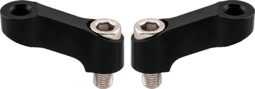 BikeMaster Yamaha Mirror Extension 10mm Pair - Black 152463
