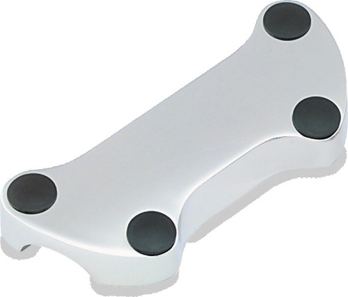 Bikers Choice 74-Up Chrome Handlebar Clamp Without Skirt Replaces H-D 56170-83T 490145