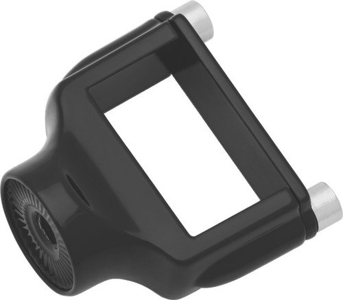 Kuryakyn Side Mount License Plate Holder Clamp 86-22 XL Models Gloss Black 3119