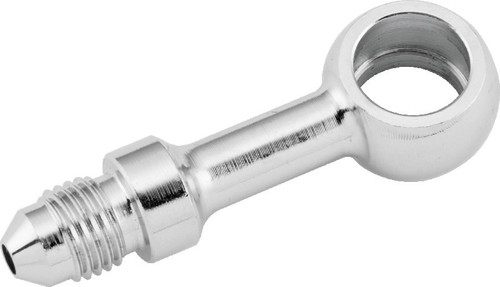 Twin Power Stainless Brake Fitting 7/16 Inch X AN3 Straight Banjo Adaptor 35960