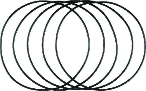 Twin Power L82-06 Big Twin Exc 06 Dyna Inner Primary O Ring Replaces H-D 11147 5 Pk 43263
