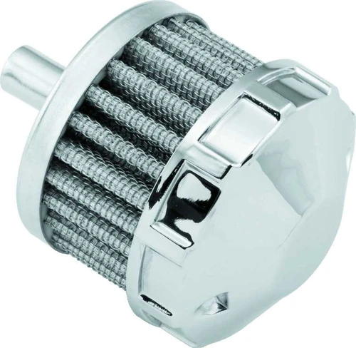 Bikers Choice Chrome Replacement Breather Filter 3/8 Hose Custom 491259