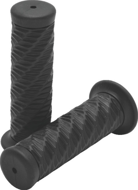 Bikers Choice 1 Inch Black Spiral Grip 485803