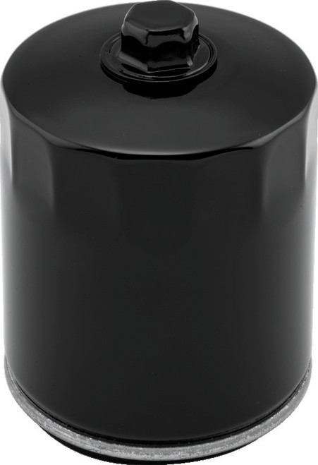 Twin Power M8 Black Oil Filter With Nut Replaces H-D 62700296 609984