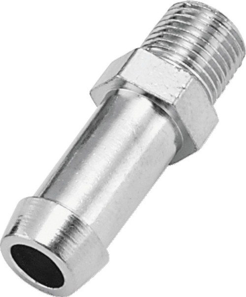 Bikers Choice 1/8 NPT X 3/8 Hose Straight Oil Line Fitting Universal Custom 492700