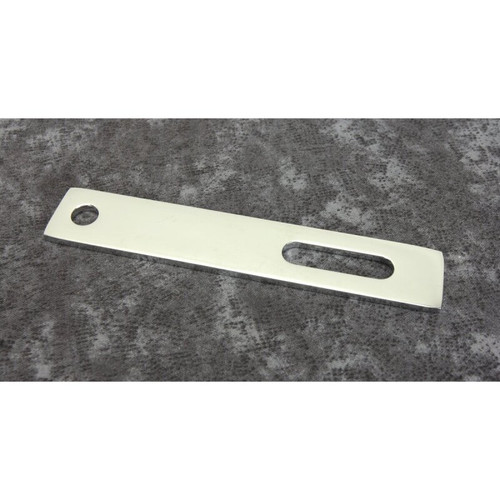 Bikers Choice Flat Chrome Exhaust Support Bracket 7/8 X 4 3/4 Inch Universal Custom 492826