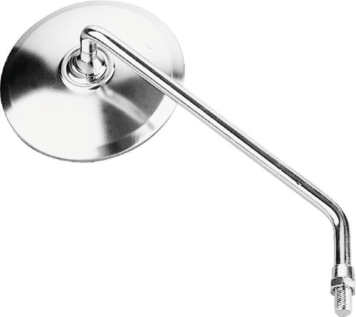 BikeMaster Round Mirror 10mm Left - Stainless 600071