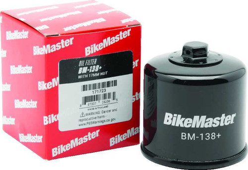 BikeMaster BM-138+ Oil Filter - Black 171723