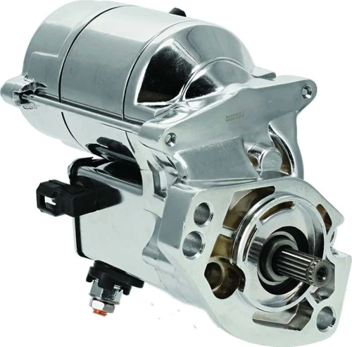 Bikers Choice 89-06 Big Twin (Except 06 Dyna) Chrome 1.2KW Starter 215134