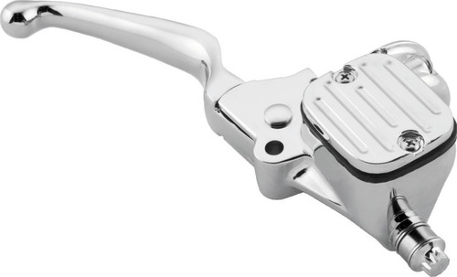 Bikers Choice Chrome 96-07 FL 96-10 ST Dyna 96-03 XL 9/16 Bore Chopped Handlebar Master Cylinder 489987