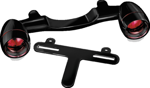 Kuryakyn Bullet Light Rear Turn Signal Bar Gloss Black 5405