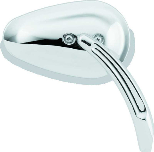 Bikers Choice 65-Up Chrome Tapered Mirrors Universal Custom Pair 488745
