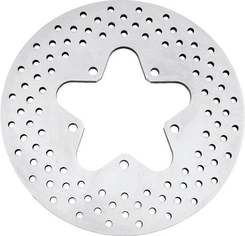 Bikers Choice 86-99 FLT Stock Replacement Rear Brake Rotor Drilled Steel H-D 40936-86 489849