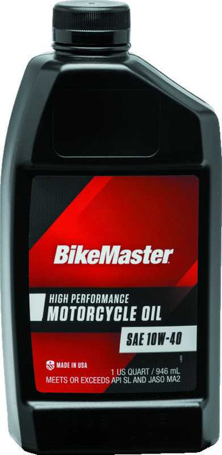 BikeMaster 10W40 Performance Oil - Quart 532310