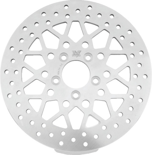 Twin Power 08-Up FLH FLT Rear 11.8 Solid Rotor Mesh 666830