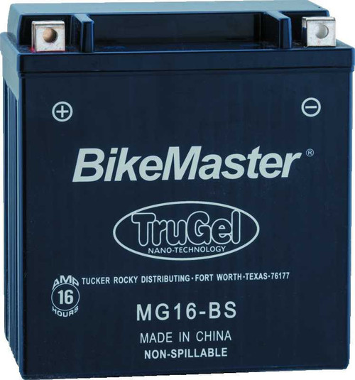 BikeMaster TruGel Battery - MG16-BS 780520