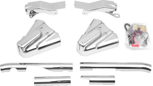 Kuryakyn Swingarm Cover Kit - Unlighted 86-99 Softail Models Chrome 8288