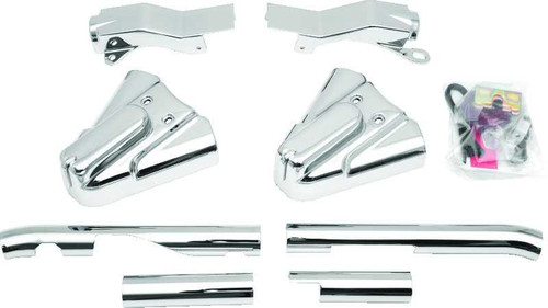 Kuryakyn Swingarm Cover Kit - Unlighted 86-99 Softail Models Chrome 8288