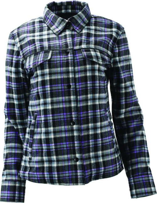 Kuryakyn Leather By River Road Cameo Flannel Moto Shirt Womens - Small 94527