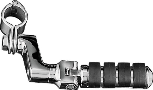 Kuryakyn Small ISO Offset Highway Pegs With 1-1/4inch Clamp Chrome (Pair) 7998