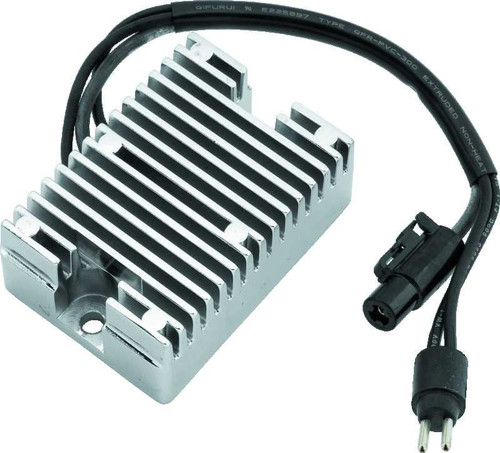 Twin Power 94-03 XL Voltage Regulator Chrome Replaces H-D 74523-94 22 Amp 498252
