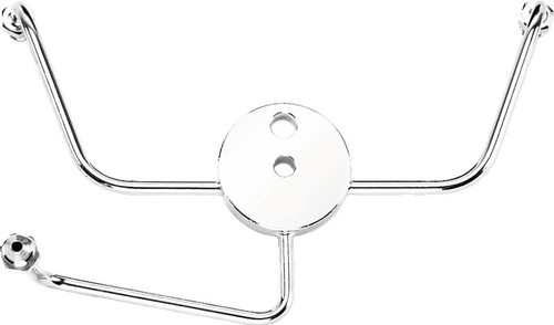 Twin Power Stainless Junction Block Male AN3 Wide Glide Custom 35450
