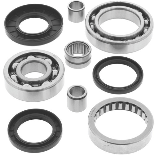 QuadBoss 99-02 Kawasaki KVF300 Prairie 2x4 Rear Differential Bearing & Seal Kit 413397