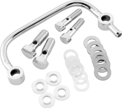 Bikers Choice 93-06 Big Twin Chrome Head Breather Kit 482723