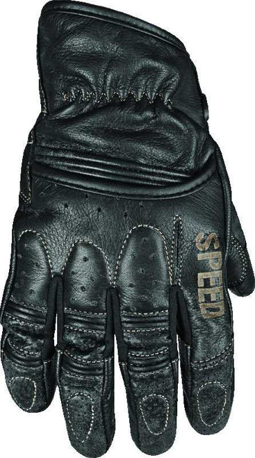 Speed and Strength Rust and Redemption Leather Gloves Black - XL 878619