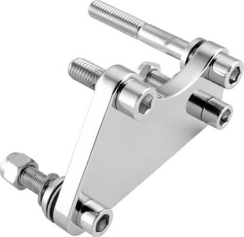 Bikers Choice 84-99 Chrome Caliper Mounting Bracket Kit 00-10 4 Piston Caliper to 84-99 482679