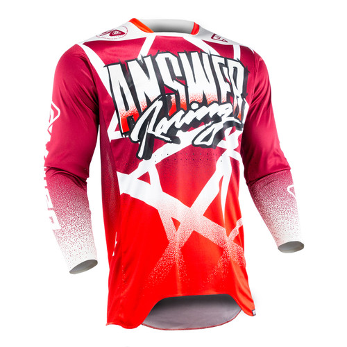 Answer 26 LE Elite Chaos Artifacts Jersey 50 Years Dark Red/Red/White - Medium 475174