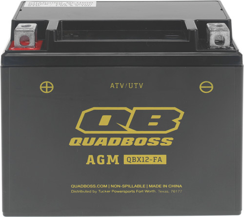 QuadBoss Maintenance-Free AGM Battery QBX12-FA 401381