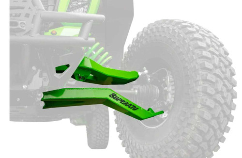 SuperATV Kawasaki Teryx H2 Green Sidewinder A-Arms