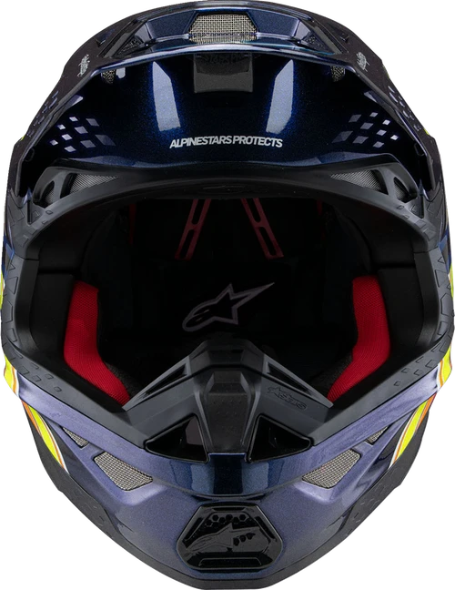 Copy of Alpinestars Supertech M10 Helmet - TLD Edition 25 - MIPS - Gloss Dark Blue/Orange/Yellow/Fluo Red - 2XL 8300225-7156-XXL Open Box