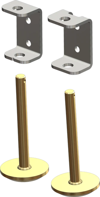 KFI Tapered Plow Skid Kit Pr. For KFI 105160 105485