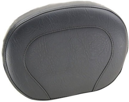 Mustang Harley Setback Vintage Sissy Bar Pad Low Medallion Style (12 inch x 9 inch) - Black 76459