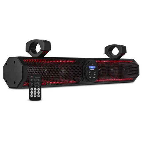 DS18 26in Soundbar 6 Speakers Amplified Bluetooth RGB Lightning 100 Watts RMS SB26BTXRGB