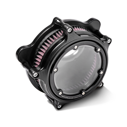 Performance Machine Vision Air Cleaner (W/ Bezel) - Black Ops 0206-2158-SMB
