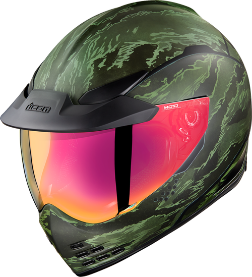 Icon Domain Helmet - Tiger'S Blood - Green - Xs 0101-14923