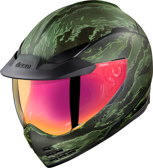 Icon Domain Helmet - Tiger'S Blood - Green - 2Xl 0101-14928