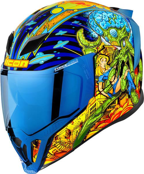 Icon Airflite Helmet - Bugoid Blitz - Blue - Xs 0101-15546