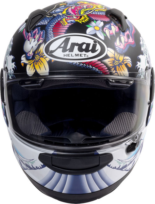 Arai Helmets Quantum-X Helmet - Oriental - Black Frost - Medium 0101-17707