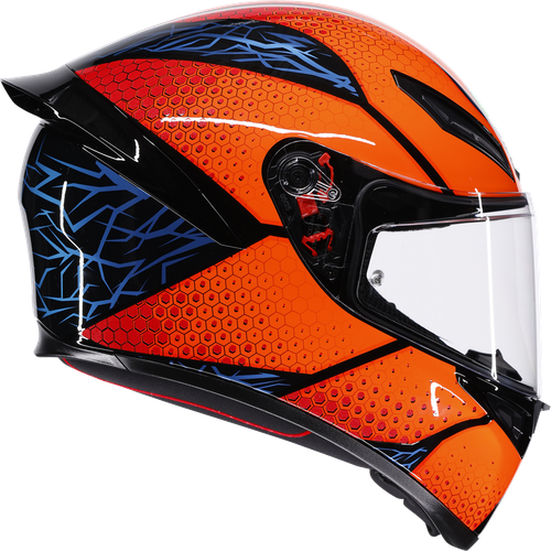 Agv K1 S Helmet - Speedarmor - Black/Orange/Blue - 2Xl 2118394018-074-XXL
