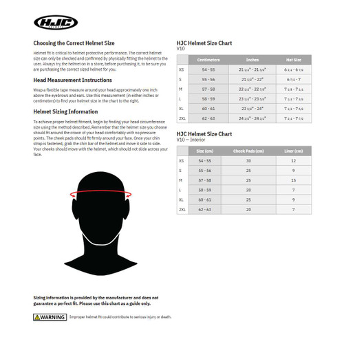 Hjc V10 Helmet - Solid - Semi-Flat Black - Xl FA45NUS7XBSV