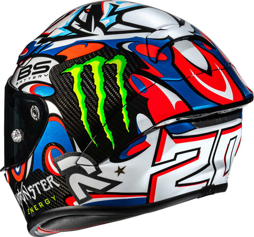 Hjc Rpha 1N V2 Carbon Helmet - Quartararo Le Mans Iii - Mc21 - Small FB27NUS4221V